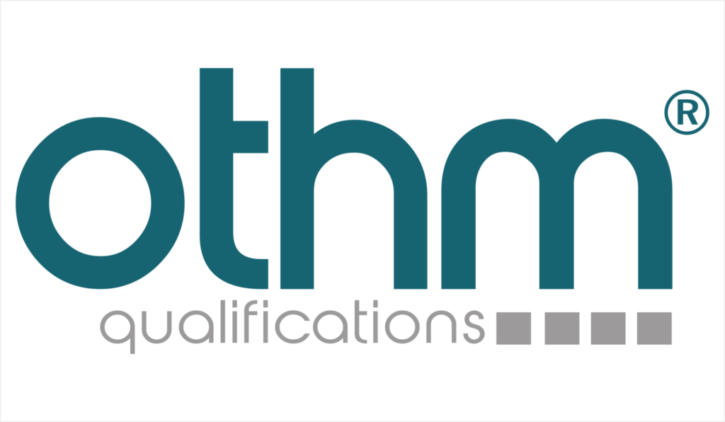 The logo for OTHM, a UK-based Awarding Organisation regulated by Ofqual (Office of the Qualifications and Examinations Regulation)